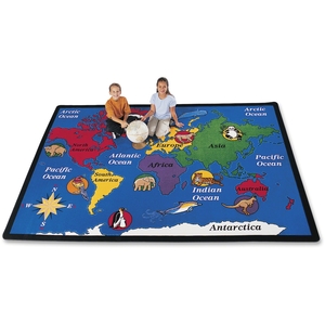 Rug,World Exp,4'5"X5'10" by Carpets for Kids