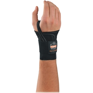 Ergodyne 70014 Single Strap Wrist Support, Lm, Black by ProFlex