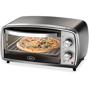 Toaster Oven, 4-Slice Cap, Stainless Steel by Oster