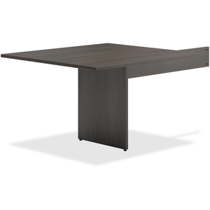 The HON Company BLMT48RESES Slab Base End Table, 44"X47-1/2"X29-1/2", Expresso by Basyx by HON