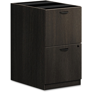 The HON Company BL2163ESES Pedestal File, 15"X21-3/4'X27-27-3/4", Espresso by Basyx by HON