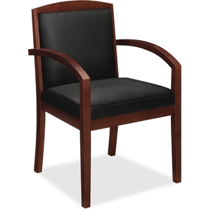 The HON Company VL853NSB11 Wood Frame Guest Chair, 23"X23-3/4"X36", My by Basyx by HON