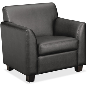 The HON Company VL871SB11 Tailored Club Chair, 33"X28-3/4"X32", Black by Basyx by HON