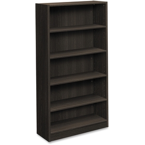 The HON Company BL2194ESES 5-Shelves Bookcase, 32-3/50"X13"X65", Espresso by Basyx by HON