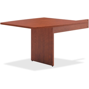 The HON Company BLMT48BA1A1 Slab Base End Table, 44"X47-1/2"X29-1/2", Med Cherry by Basyx by HON