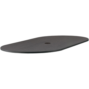 Safco Products 2541AN Oval Racetrack Table, 84"x36", BK by Safco