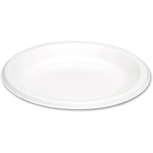 Genpak, LLC LAM09 Elite Laminated Plate, 8.88",Diameter 1000/CT, White by Genpak