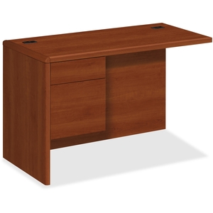 The HON Company 10716LCO Left Return, 48"X24"X29-1/2", Cognac by HON