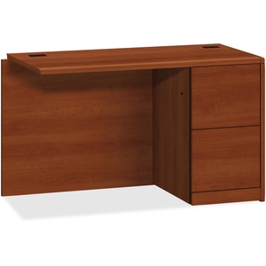 The HON Company 10711RCO Right 2-Drawer Return, 48"X24"X29-1/2", Cognac by HON