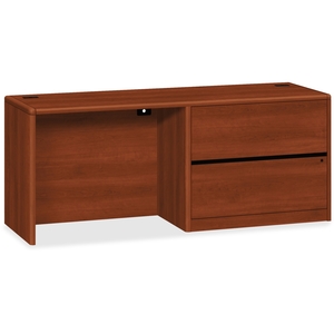 The HON Company 10747RCO Right Credenza, 72"X24"X29-1/2", Cognac by HON