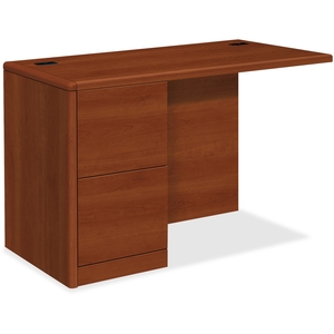 The HON Company 10712LCO Left Return, 48"X24"X29-1/2", Cognac by HON