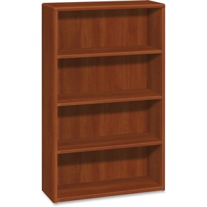 The HON Company 10754CO 4-Shelves Bookcase, 36"X13"X57", Cognac by HON