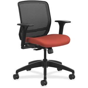 The HON Company QTMMY1ACU42 Mesh Work Chair, 29-3/4"X28-3/4"X38-3/4", Poppy by HON