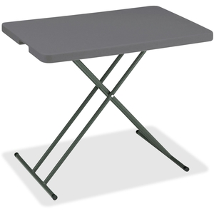 ICEBERG ENTERPRISES, LLC 65491 Personal Folding Table, 20"X30", Charcoal by Iceberg