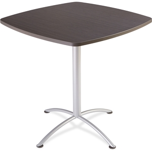 ICEBERG ENTERPRISES, LLC 69764 Iland Table/Contour, 42" Square/42" H, Gray/Silver by Iceberg