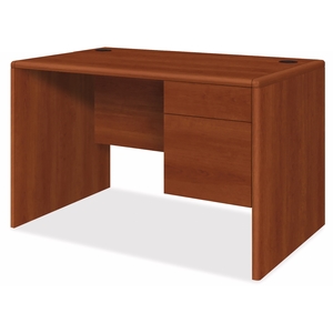 The HON Company 107885RCO Small Office Desk, 48"X30"X29-1/2", Cognac by HON