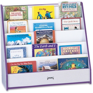 Jonti-Craft, Inc 3514JCWW004 Jonti-Craft 3514JCWW004 FLUSHBACK PICK-a-BOOK STAND - 1 SIDED - PURPLE by Rainbow Accents