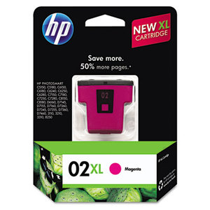 Hewlett-Packard C8731WN HP 02XL, (C8731WN) High Yield Magenta Original Ink Cartridge by HEWLETT PACKARD SUPPLIES