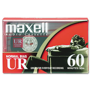 Dictation & Audio Cassette, Normal Bias, 60 Minutes (30 x 2) by MAXELL CORP. OF AMERICA