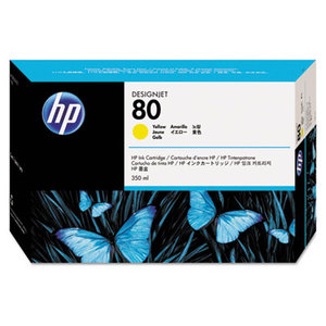 Hewlett-Packard C4848A HP 80, (C4848A) Yellow Original Ink Cartridge by HEWLETT PACKARD COMPANY