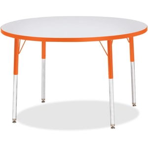 Jonti-Craft, Inc 6468JCA114 Table,42" Round,Gy/Oe by Berries