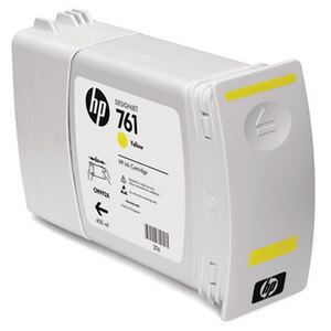 Hewlett-Packard CM992A CM992A (HP 761) Ink Cartridge, 400 mL, Yellow by HEWLETT PACKARD