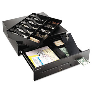 MMF INDUSTRIES 2251060GT04 High-Security Cash Drawer, 18 x 16 3/4 x 4 3/4, Black by MMF INDUSTRIES