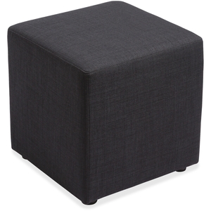 Lorell Furniture 35855 Cube Chair, 18"X18"X18", Black by Lorell