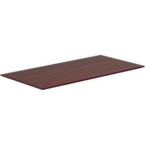 Lorell Furniture 59607 Adjustable Height Tabletop, 24"X72"X1", Mahogany by Lorell