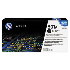 Hewlett-Packard Q6470AG HP 501A, (Q6470A-G) Black Original LaserJet Toner Cartridge for US Government by HEWLETT PACKARD SUPPLIES