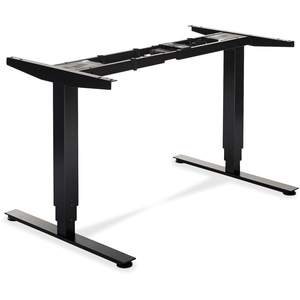 Lorell Furniture 25992 Sitstand Desk Frame 3D, 27-3/5"X44-1/4"X23-2/5", Black by Lorell