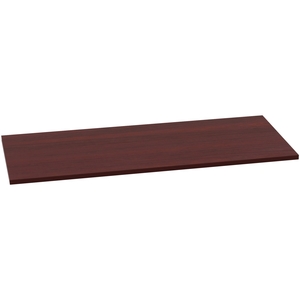 Lorell Furniture 59603 Adjustable Height Tabletop, 24"X48"X1", Mahogany by Lorell