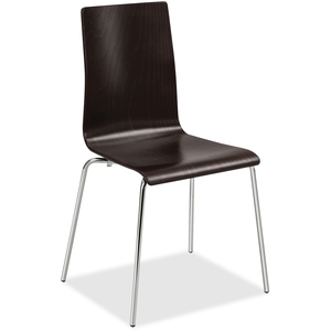 Safco Products 4298ES Bosk Wood Stack Chair, 19-1/2"X18"X33-1/2", 2/Ct, Espresso by Safco