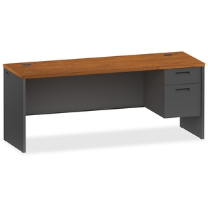 Lorell Furniture 97122 Pedestal Credenza,Right,72"Wx24"Dx29-1/2"H,Cy/Ccl by Lorell