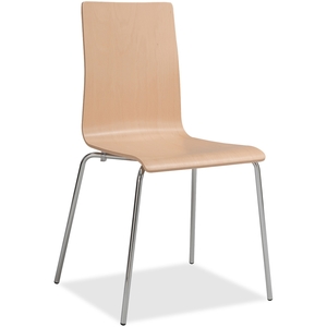 Safco Products 4298BH Bosk Stack Chair (2/Ctn)- Beech by Safco