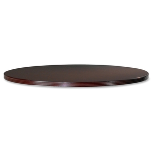 Lorell Furniture 87825 Round Tabletop,46" Diameter,Mahogany by Lorell