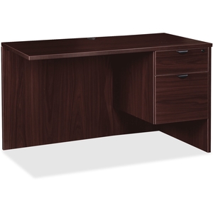 Tops Products 79190 Right Pedestal Return, 42"X24"X29", Espresso by Lorell