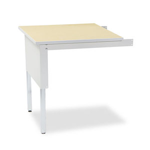 Mayline Group TB30PG Mailflow-To-Go Mailroom System Table, 30w x 30d x 29-36h, Pebble Gray by MAYLINE COMPANY