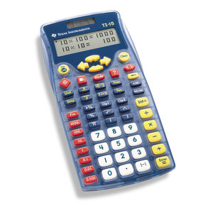 TEXAS INSTRUMENTS INC. 15/PWB TI-15 Explorer Calculator with Fraction Capabilities (White Box)