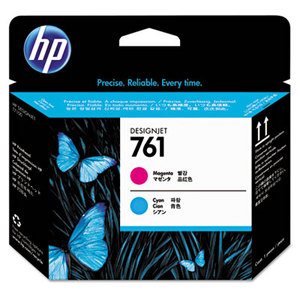 Hewlett-Packard CH646A CH646A (HP 761) Printhead, Cyan, Magenta by HEWLETT PACKARD