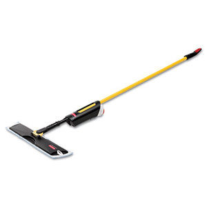 Light Commercial Spray Mop, 18" Frame, 52" Steel Handle by RUBBERMAID COMMERCIAL PROD.