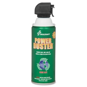 National Industries For the Blind 7930-01-398-2473 Power Duster, 10 oz. Can w/extension tube, 6/BX by SKILCRAFT