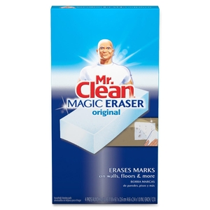 Procter & Gamble 82027CT Mr. Clean Magic Eraser Pads, 4-3/5"x2-2/5"x1",6 PK/CT,BE/WE by Mr. Clean