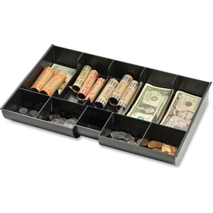 Replacement Plastic Money Tray,14-3/4"x9-15/16"x2-1/8",BK by MMF