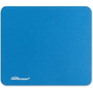 Compucessory 23605 Economy Mouse Pad, Nonskid Rubber Base, 9-1/2"x8-1/2", Blue by Compucessory