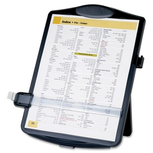 Sparco Products 38950 Easel Document Holders, Adjustable, 10"x2"x14", Black by Sparco