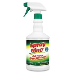 ITW Professional Brands 26832 Multipurpose Cleaner/Disinfectant, Spray Bottle, 32oz. by Spray Nine