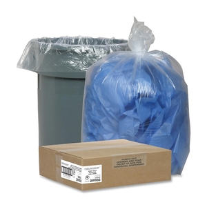 Nature Saver 29900 Trash Can Liners,Rcycld,33 Gal,1.25mil, 33"x39",100/BX,CL by Nature Saver