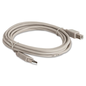 Compucessory 11151 A-B USB 2.0 Cable, Plug and Play, 10', Gray by Compucessory