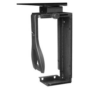 3M CS200MB Underdesk CPU Mount, 360 Swivel, Steel, Black by 3M